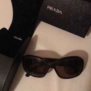 Prada tortoise sunglasses